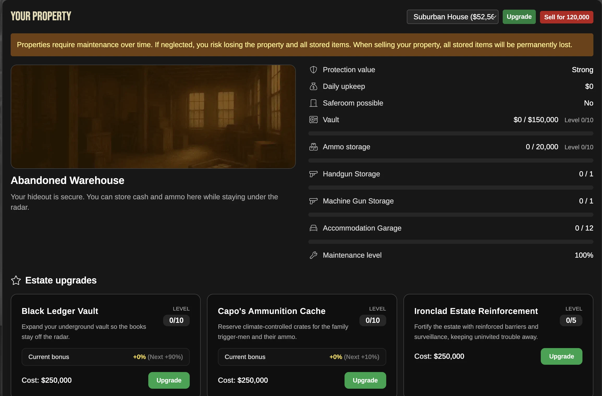 Property Screen